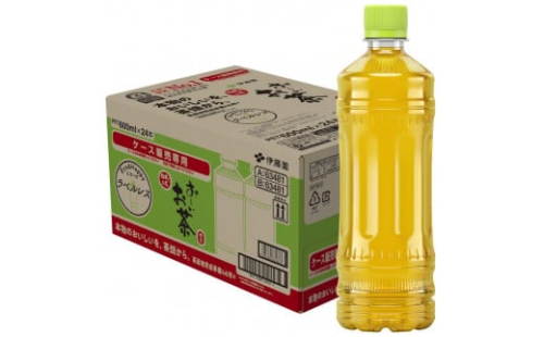 【定期便6ヶ月】ラベルレスお～いお茶　緑茶600ml×24本　［ラベルレスおーいお茶 ペットボトル ケース 箱 伊藤園 静岡］ 1723440 - 静岡県御前崎市