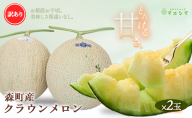メロン 訳あり クラウンメロン 2玉 高級 青肉 マスクメロン 傷 不揃い フルーツ 果物 高級品 産地直送 デザート おやつ 旬 季節のフルーツ 旬のフルーツ 旬の果物 季節の果物 お取り寄せ 取り寄せ 静岡県産 静岡 静岡県 森町