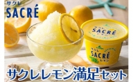 サクレ レモン 満足セット ｜ レモン シャーベット アイス