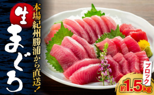 生まぐろの本場紀州勝浦から直送！　生メバチマグロ 約1.5kg 175362 - 和歌山県那智勝浦町