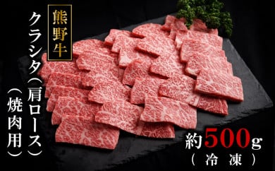 熊野牛クラシタ焼肉500グラム（冷凍） 175532 - 和歌山県那智勝浦町