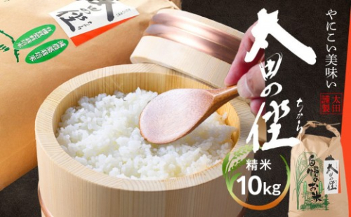 『太田のちから』10kg 減農薬栽培・有機質肥料栽培のコシヒカリ 175614 - 和歌山県那智勝浦町