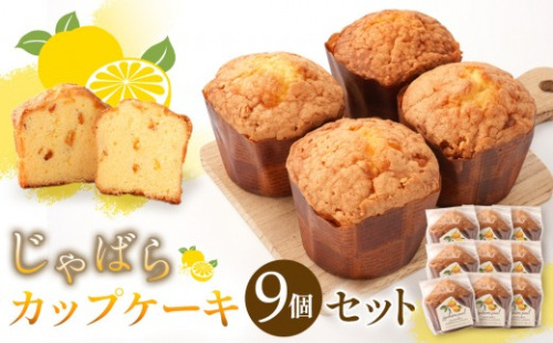柑橘「じゃばら」カップケーキセット9個入り  [Pn4] 175616 - 和歌山県那智勝浦町
