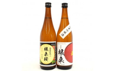 【紀州の地酒】純米吟醸酒「根来」と長期熟成山廃仕込み「根来桜」各720ml　2本セット 175963 - 和歌山県那智勝浦町