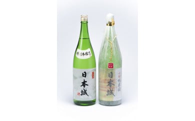 「日本城」吟醸純米酒と特別本醸造1.8L×2種セット 175965 - 和歌山県那智勝浦町