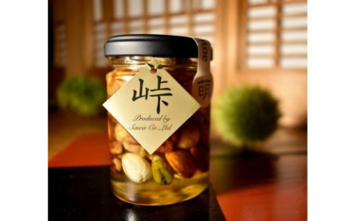 ナッツの蜂蜜漬【峠プレミアム 萌（MOE）】～熊野古道 峠の蜂蜜×ナッツ 【SW12】 176151 - 和歌山県那智勝浦町