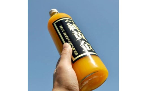 『純黄金』900ml×3本［化粧箱入］ 和歌山みかんジュース 無添加ストレート果汁 紀伊国屋文左衛門本舗［TC7］ 176194 - 和歌山県那智勝浦町