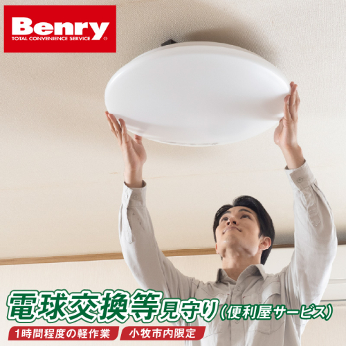 電球交換等見守りサービス（便利屋サービス）［067S15］ 1780142 - 愛知県小牧市