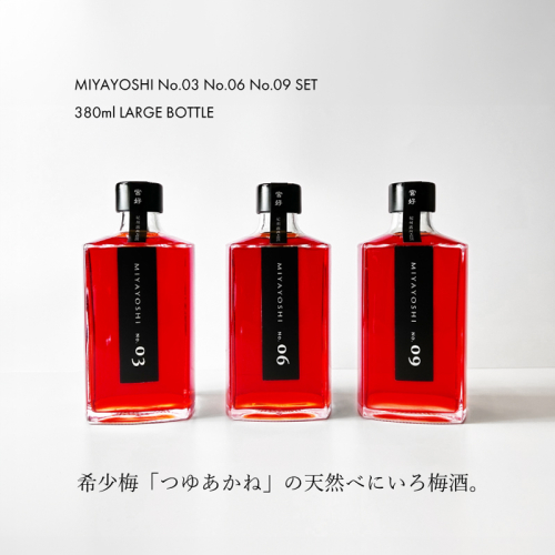 972.MIYAYOSHI No.03・06・09 3P SET LARGE BOTTLE（A972-2） 1784753 - 和歌山県有田市