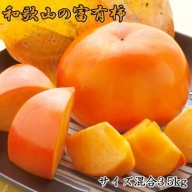 ZD6148_【先行予約】【甘柿の王様】和歌山産 富有柿 3.5kg サイズ混合