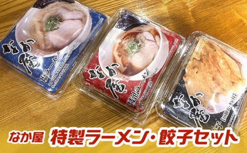 なか屋 特製ラーメン・餃子セット ラーメン 塩ラーメン 醤油ラーメン 餃子 セット 詰め合わせ 静岡 袋井市 1795093 - 静岡県袋井市