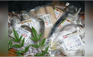 ZD6177n_和歌山の近海でとれた新鮮魚の梅塩干物と湯浅醤油みりん干し6品種10尾入りの詰め合わせ 179729 - 和歌山県湯浅町