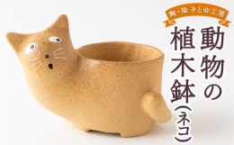 配送時期：通年オブジェとして飾っても楽しめるネコの植木鉢をデザインしました。インテリアとしても飾りやすく、植物を植えても扱いやすいサイズにしています。緑と一緒に飾って、育てて、お楽しみください。動物の
