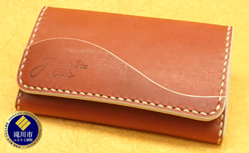 Vague　名刺入れ　(ブルゴーニュ) 181628 - 北海道滝川市
