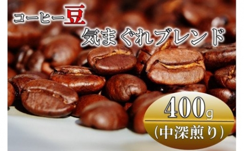 コーヒー豆(中深煎り)気まぐれブレンド 400g 182140 - 鹿児島県喜界町
