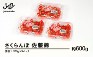 【ふるさと納税】先行予約 さくらんぼ 佐藤錦 秀品 L 約600g 令和7年産 2025年産 山形県産 フルーツ 果物 tf-snpsl600