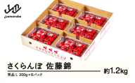 【ふるさと納税】先行予約 さくらんぼ 佐藤錦 秀品 L 約1.2kg 令和7年産 2025年産 山形県産 フルーツ 果物 tf-snpsl1200