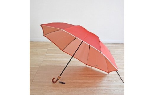 【数量限定】かさね　折りたたみ傘　55cm　8本骨(コーラルレッド) 184200 - 山梨県都留市