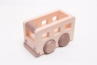 木製 オルゴール バス【檜のおもちゃ ＩＫＯＮＩＨ】≪桧 おもちゃ ヒノキ ひのき 木育 知育≫