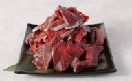 鹿 肉 厚切り焼 肉 1kg 塩付き 八代市産 ジビエ 鹿肉 紅葉 もみじ 八代市産