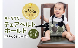 外出先やレストランなどで大人用のイスやベルトのないイスに取り付けられる安全補助ベルト。・ショルダーベルトで幼児の肩部分を「ホールド」するので、急な立ち上がりも制御します。・保護者の腰に装着すればひざの