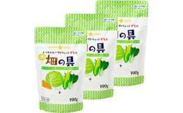 「畑の具」は、畑で取れる5種類の野菜(チンゲン菜、キャベツ、にんじん、とうもろこし、大豆ミックス)が入った乾燥具材です。使い方は簡単便利。即席スープやラーメン、おみそ汁の他、ご家庭での調理にプラスする