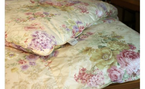 ニッケ高級羽毛ふとん ピンク（ハンガリー産ホワイトダックダウン）【2436N05114】 189946 - 兵庫県加古川市