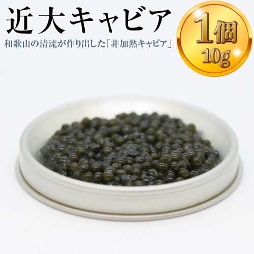 近大キャビア10ｇ×1個 ｜チョウザメ 珍味 魚卵 無着色 190013 - 和歌山県美浜町
