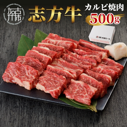 志方牛カルビ焼肉（500g）