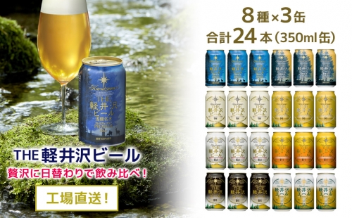 24缶 飲み比べ セットTHE軽井沢ビール クラフトビール 191746 - 長野県佐久市