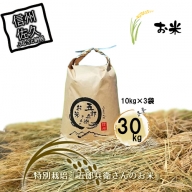 【先行予約】特別栽培「五郎兵衛さんのお米」30kg（10kg×3）＜出荷開始：2024年10月初旬以降順次配送＞