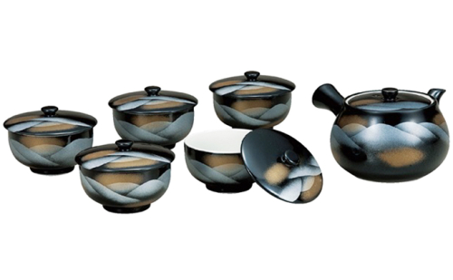 九谷焼　蓋付茶器　連山 a03 民芸品 工芸品 食器  192671 - 石川県能美市