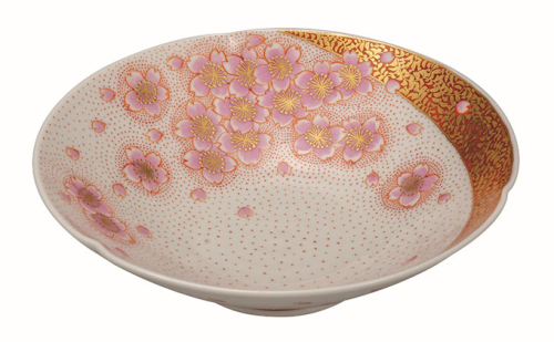 九谷焼 7号鉢・金襴手さくら 福田良則 a01 民芸品 工芸品 焼き物 食器 192679 - 石川県能美市