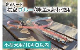 阿見町の花・桜をデザインした反射材で作りました。ピンクと水色のグラデーションに白く桜をあしらっています。持ち手の色とグラデーションの向きで印象が異なります。「反射材はださい」「持ちたくない」という方が