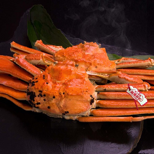 タグ付き松葉ガニ 中2枚 蒸し / １枚500～640ｇ前後 ずわいがに カニ TM10 0720 193036 - 鳥取県江府町