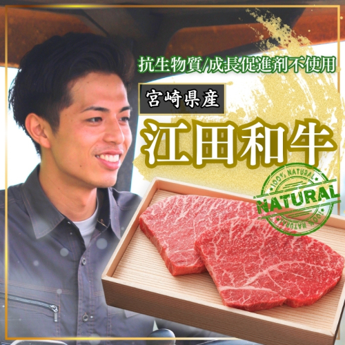 厳選 江田和牛 モモステーキ 800gセット(200g×4枚)  日本一のブランド牛「宮崎牛」 [希少 国産 黒毛和牛 冷凍 ギフト A5 牛肉 お肉 宮崎県 ワンストップオンライン対応] TF0744-P00051 1942595 - 宮崎県高原町