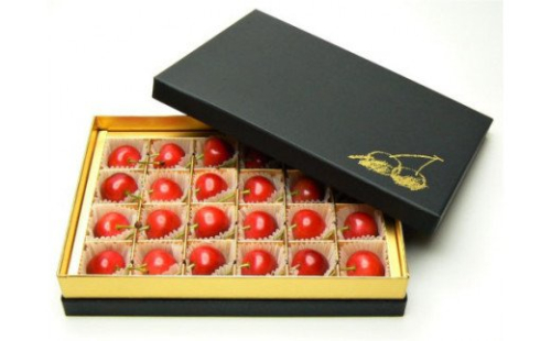 ★5月まるごと母の日★さくらんぼ　佐藤錦　Lサイズ 24粒チョコ箱 (5/15～発送)【令和8年産先行予約】 FS25-549 194733 - 山形県山形市