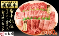 【希少部位！】飛騨牛の焼肉食べ比べセット400g（イチボ・三角バラ）