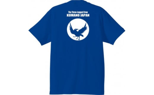 導きのカラスＴシャツ　ブルー（XLサイズ）【mrm0148-4】 1951435 - 三重県熊野市