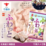 《岩塚製菓》ふわっと ハスカップアロニア味 10袋入×2箱 〜北海道工場製造〜