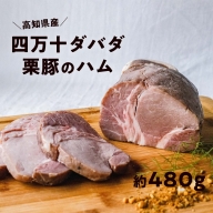 四万十ダバダ火振栗豚 ハム（約480g） 豚肉 ハム 冷凍
