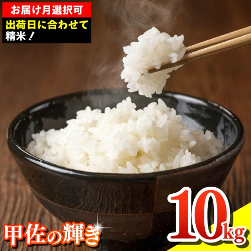 令和7年産『甲佐の輝き』精米10kg（5kg×2袋）【2026年2月より配送月選択可！】／出荷日に合わせて精米 - 国産 白米 精米 お米 ブレンド米 複数原料米 訳あり 厳選 マイスター 生活応援 ひのひかり 森のくまさん おすすめ 熊本県 甲佐町【価格改定ZM】 195373 - 熊本県甲佐町