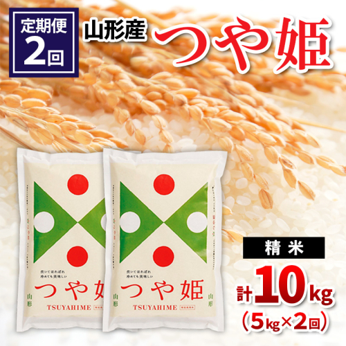 【定期便2回】山形県産 つや姫 精米 5kg×2回(計10kg) FY24-530 1963610 - 山形県山形市