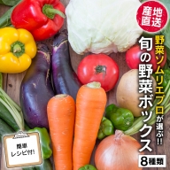 野菜ソムリエプロセレクト！　産地直送　旬の野菜ボックス（8種類）　簡単レシピ付き