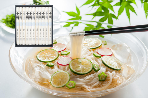 小川の稲庭そうめん VS-40【(株)稲庭うどん小川】[B1-0502] 196938 - 秋田県湯沢市