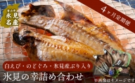【4ヶ月定期便】富山県氷見の幸詰合せ《ぶり・白えび・のど黒・ホタルイカ入り》　【定期便・魚貝類・干物・アジ・魚貝類・干物・ホッケ・魚貝類・のどぐろ】