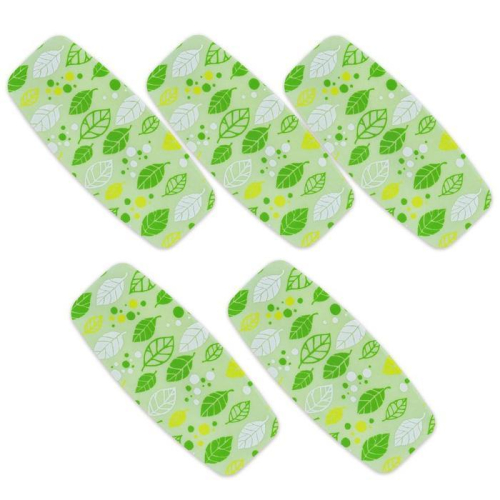 友禅和紙おしぼりトレー 5枚セット サマーリーフ グリーン タツクラフト 【Tk39】 1974393 - 和歌山県上富田町