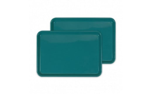 カラフルピノトレー M 33cm ターコイズブルー 2枚組 タツクラフト 【Tk47】 1974401 - 和歌山県上富田町