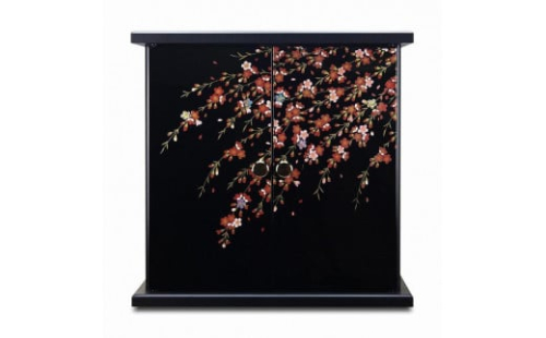 タツクラフト 紀州塗り ミニ仏壇 雅 大 しだれ桜 【Tk168】 1974507 - 和歌山県上富田町