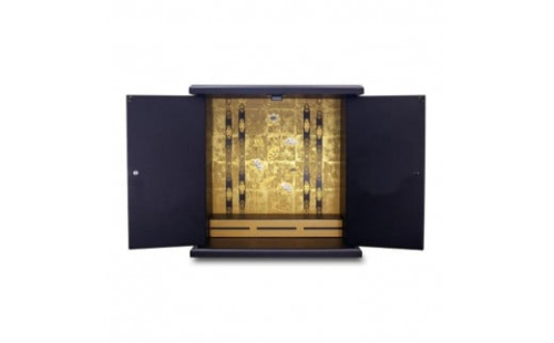 タツクラフト 紀州塗り ミニ仏壇 大 鉄黒 【Tk281】 1974601 - 和歌山県上富田町